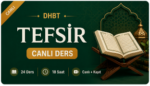 DHBT Tefsir Canlı Ders 3